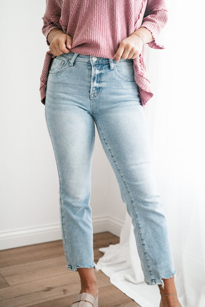 Risen Stella High Rise Relaxed Straight Jeans