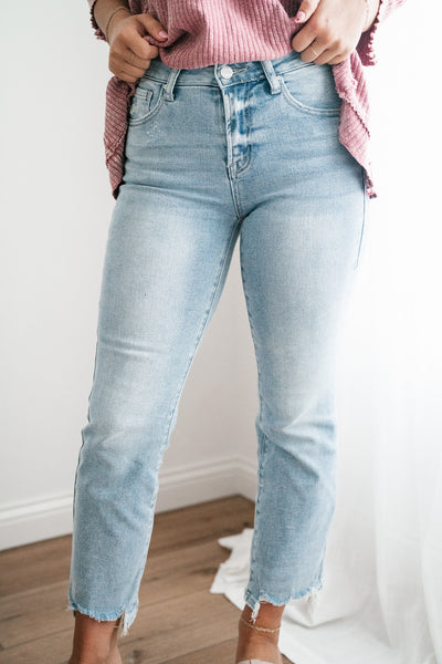 Risen Stella High Rise Relaxed Straight Jeans