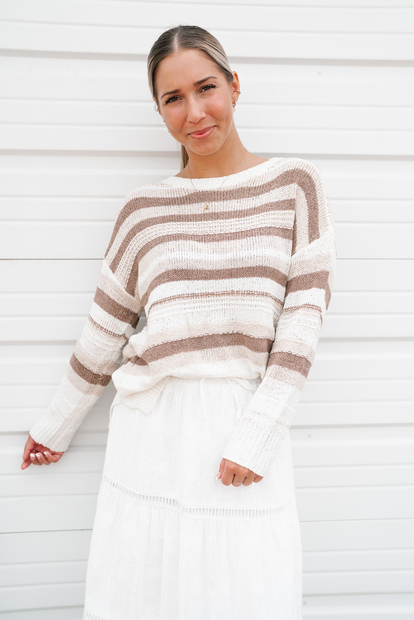 Lakeside Knitted Sweater Top
