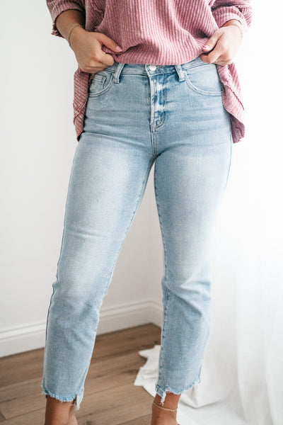 Risen Stella High Rise Relaxed Straight Jeans