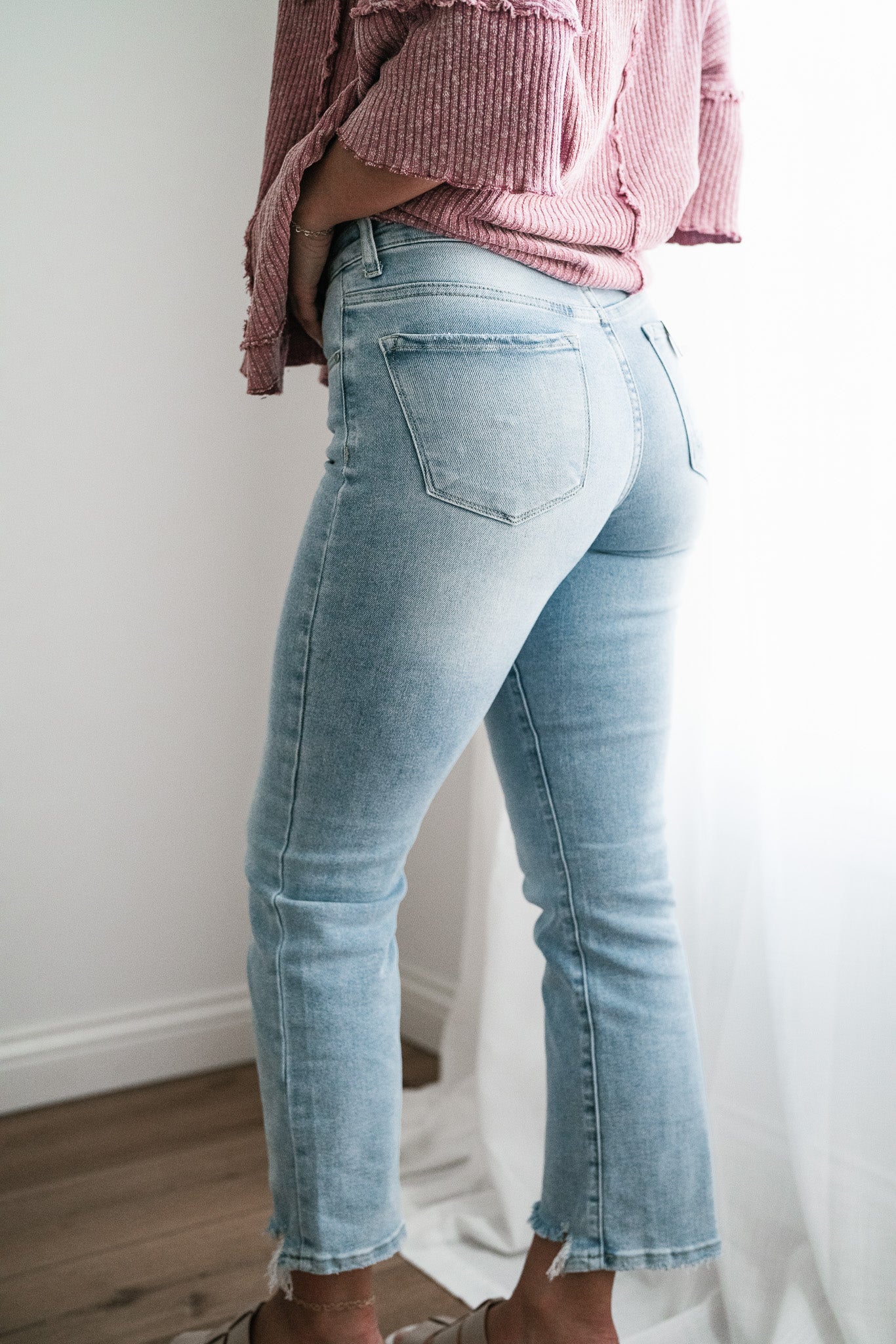 Risen Stella High Rise Relaxed Straight Jeans