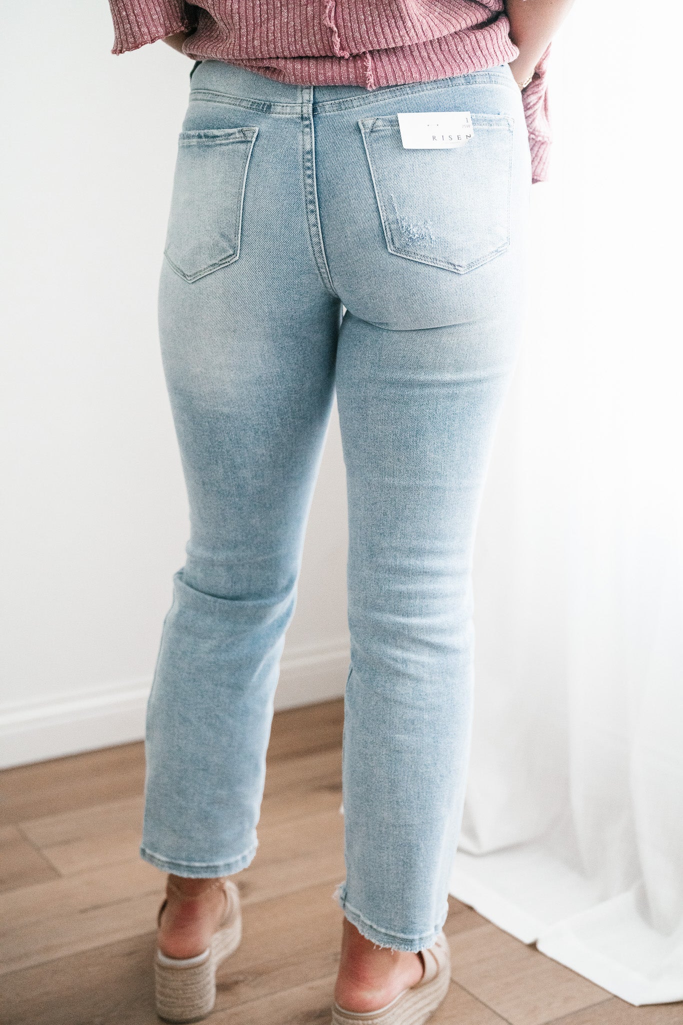 Risen Stella High Rise Relaxed Straight Jeans