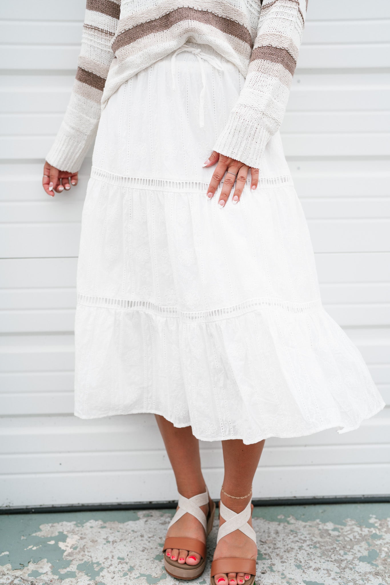 Walking On Sunshine Flowy Skirt