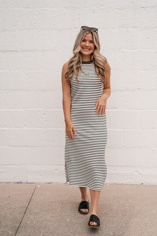 The Daily Stripe Sleeveless Dress