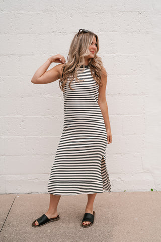 The Daily Stripe Sleeveless Dress