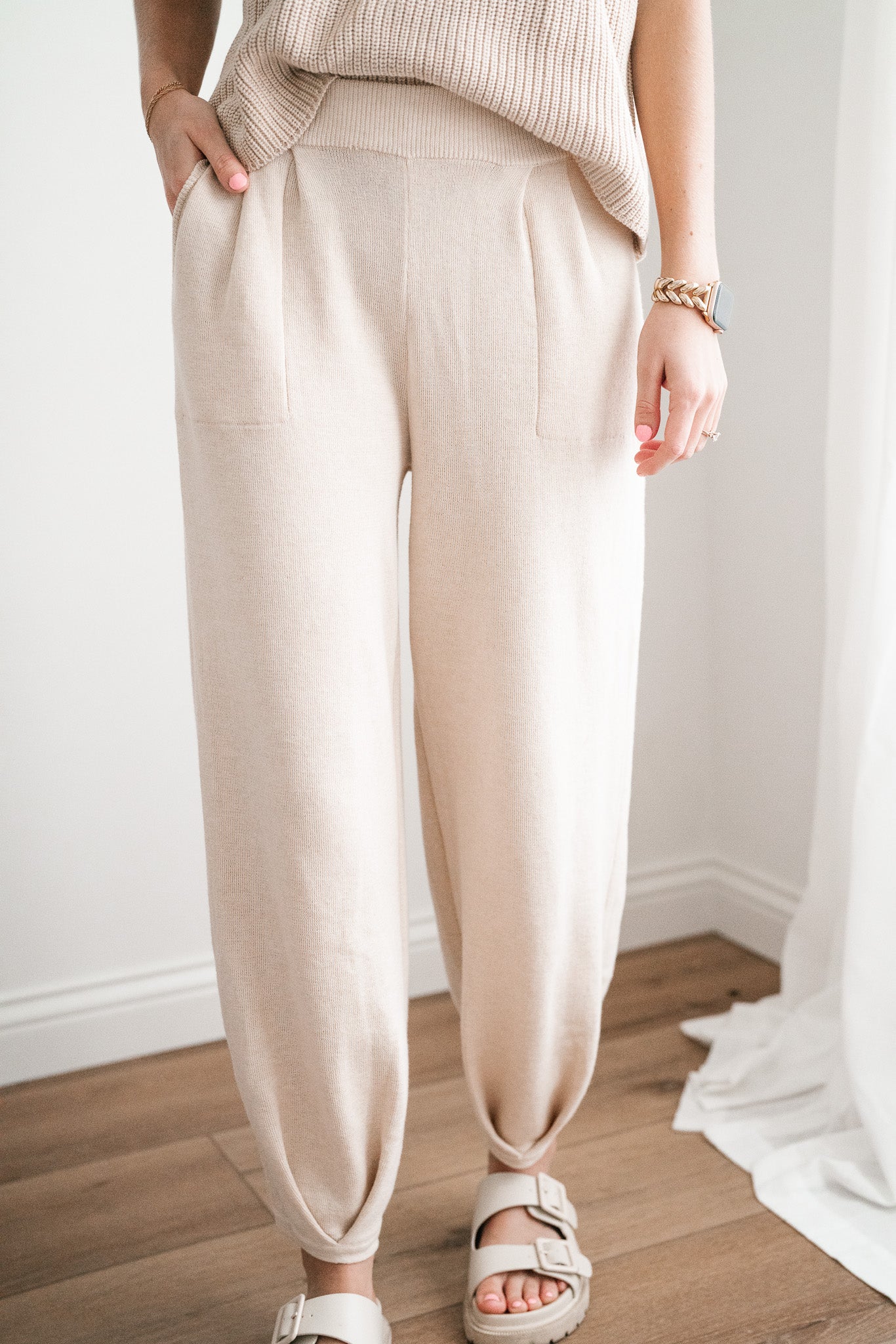 Della Sweater Lounge Set- Pants