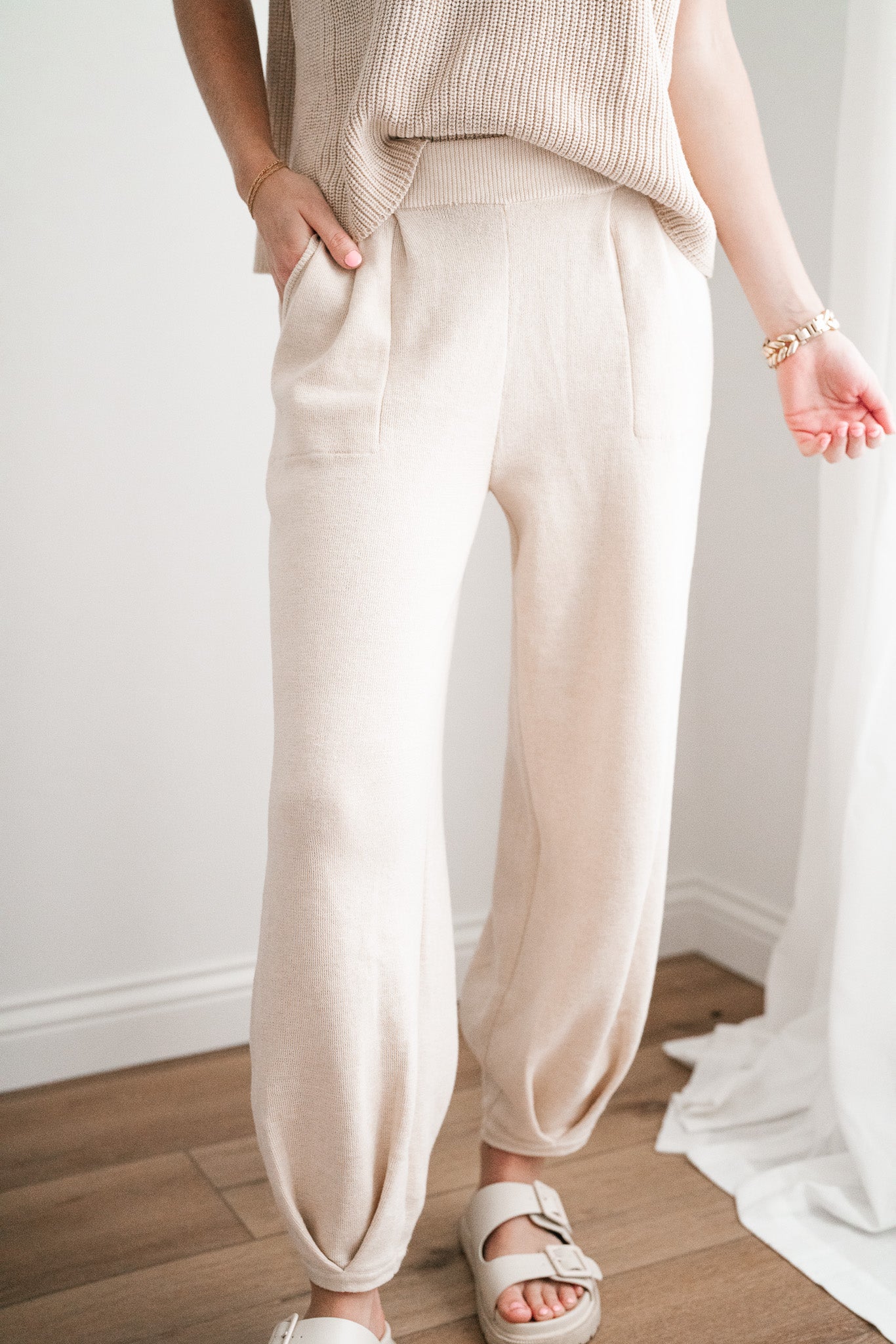 Della Sweater Lounge Set- Pants