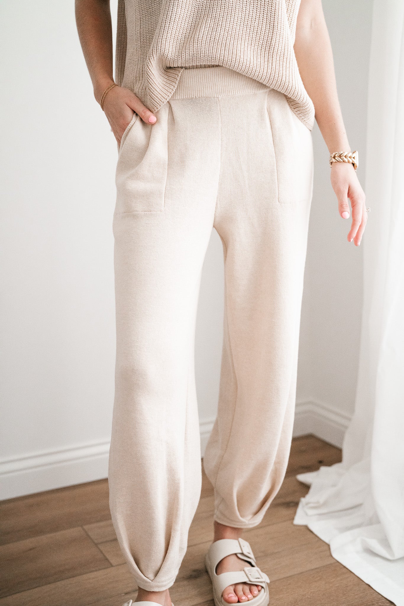 Della Sweater Lounge Set- Pants