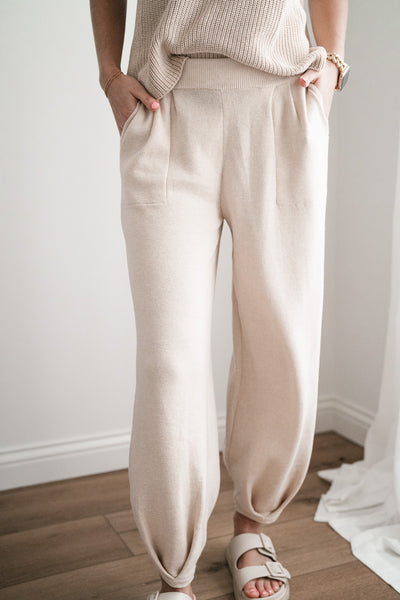 Della Sweater Lounge Set- Pants