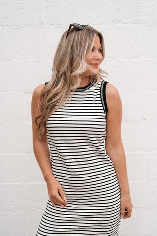 The Daily Stripe Sleeveless Dress