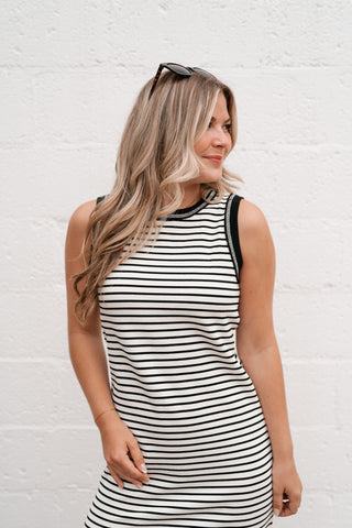 The Daily Stripe Sleeveless Dress