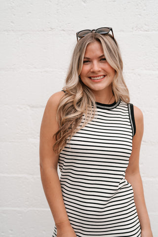 The Daily Stripe Sleeveless Dress
