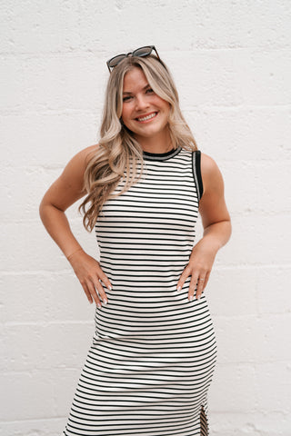 The Daily Stripe Sleeveless Dress