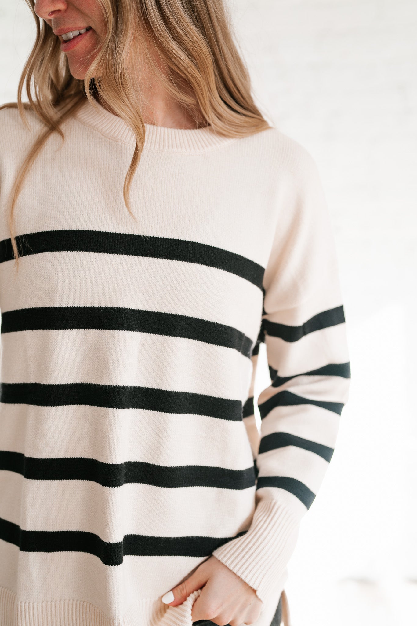 All About The Knits Striped Sweater