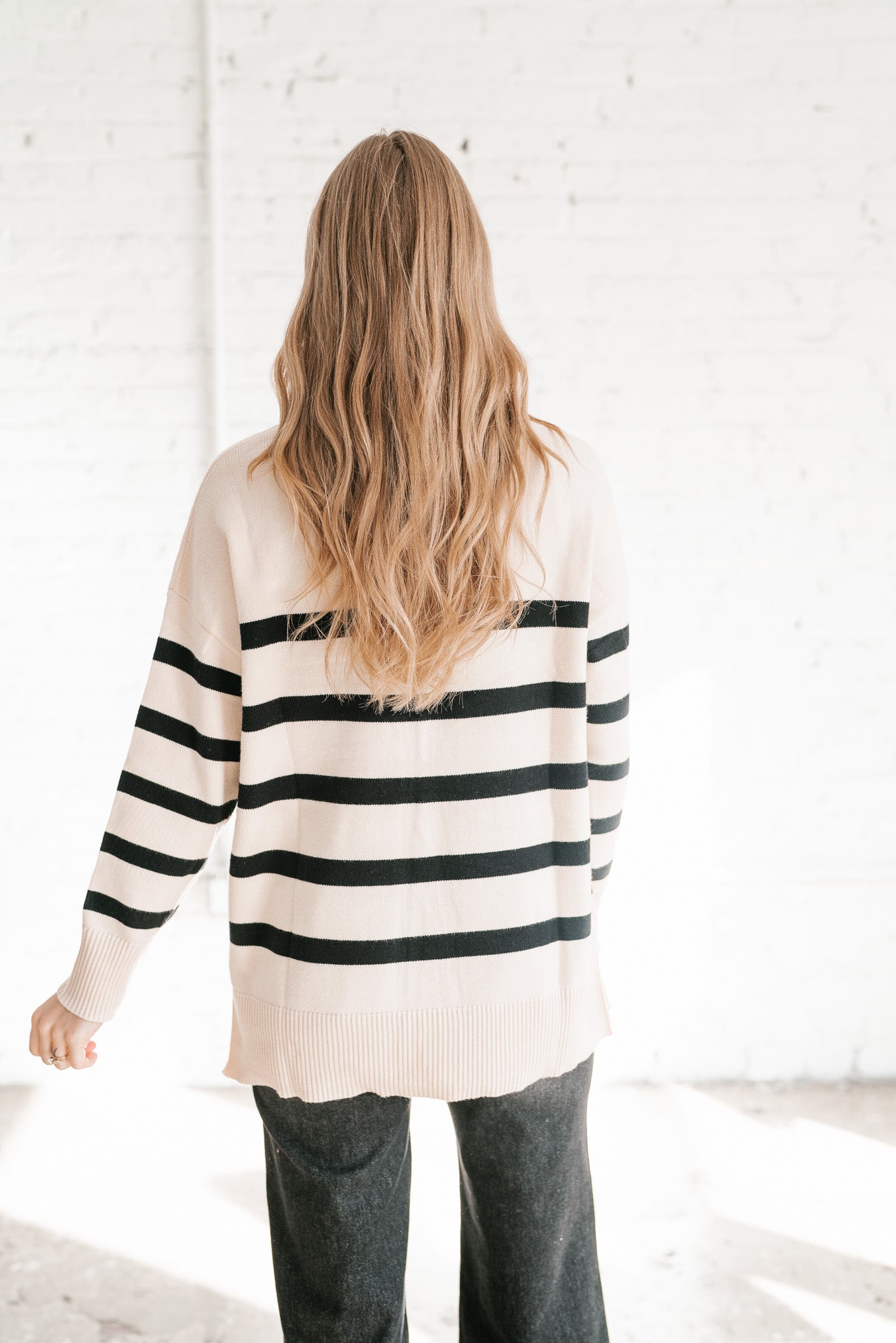 All About The Knits Striped Sweater