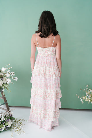 Petal Kiss Spring Tiered Maxi Dress