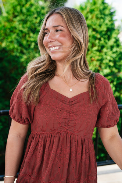 Autumn Evening Embroidered Maxi Dress