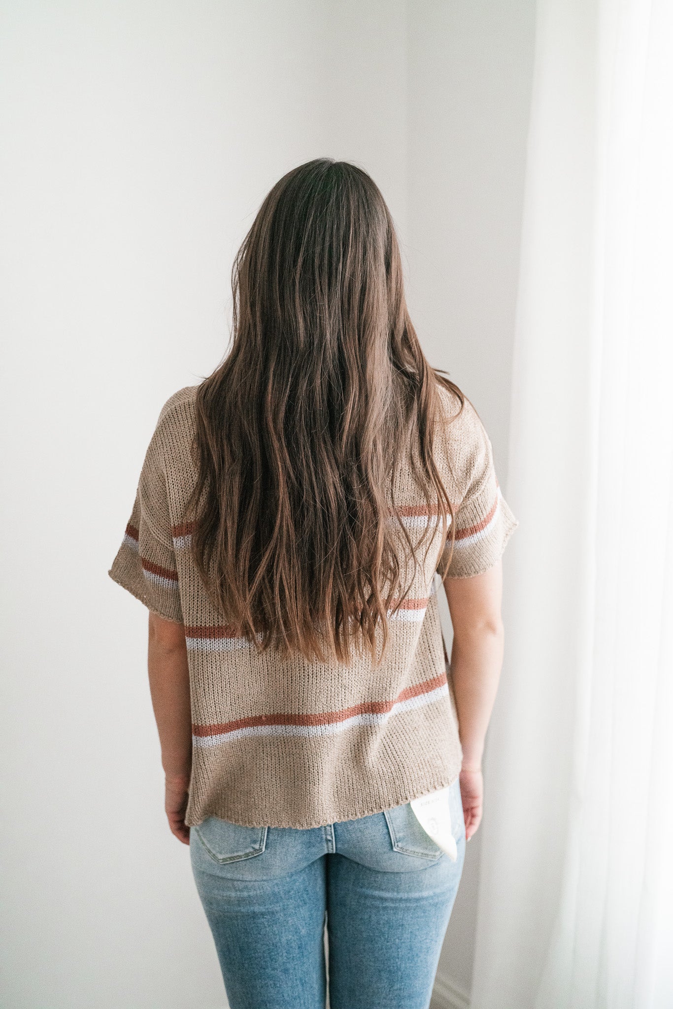 Free Falling Striped Lightweight Sweater