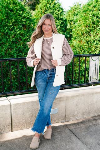 Neutral Tone Quilted Vest