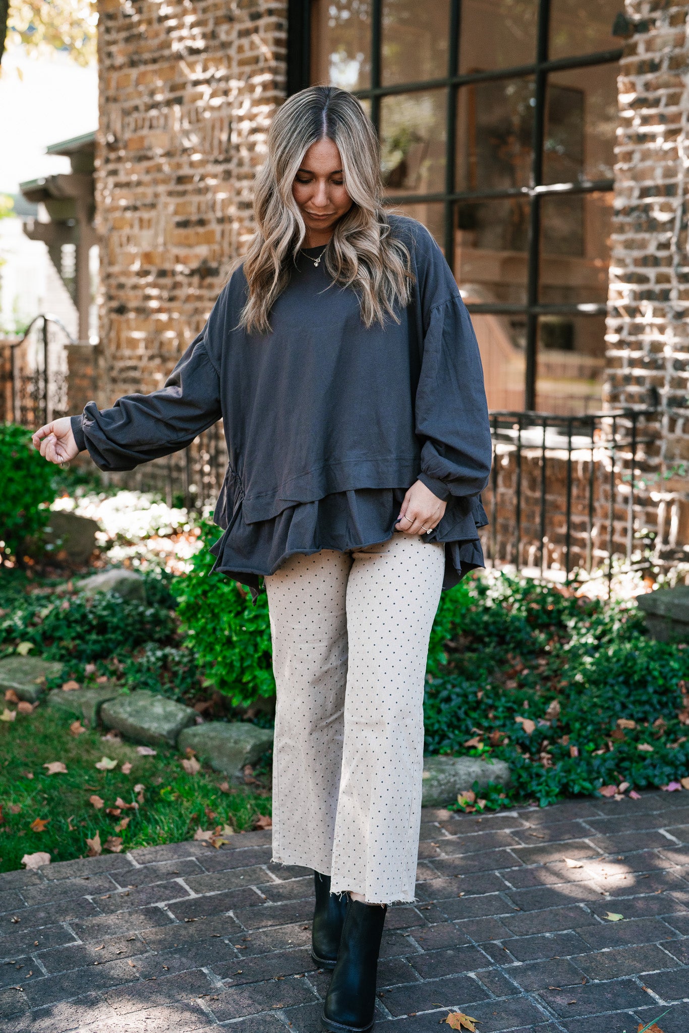 Weekend Layers Peplum Top