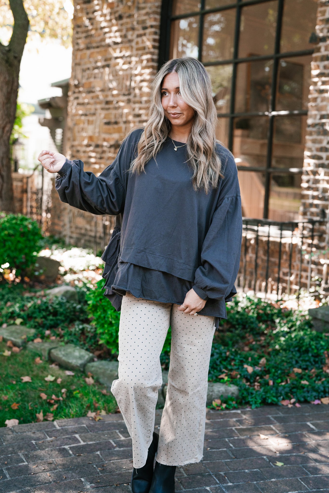 Weekend Layers Peplum Top