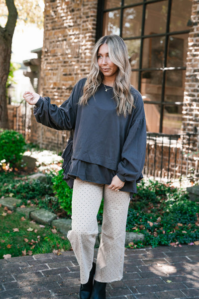 Weekend Layers Peplum Top