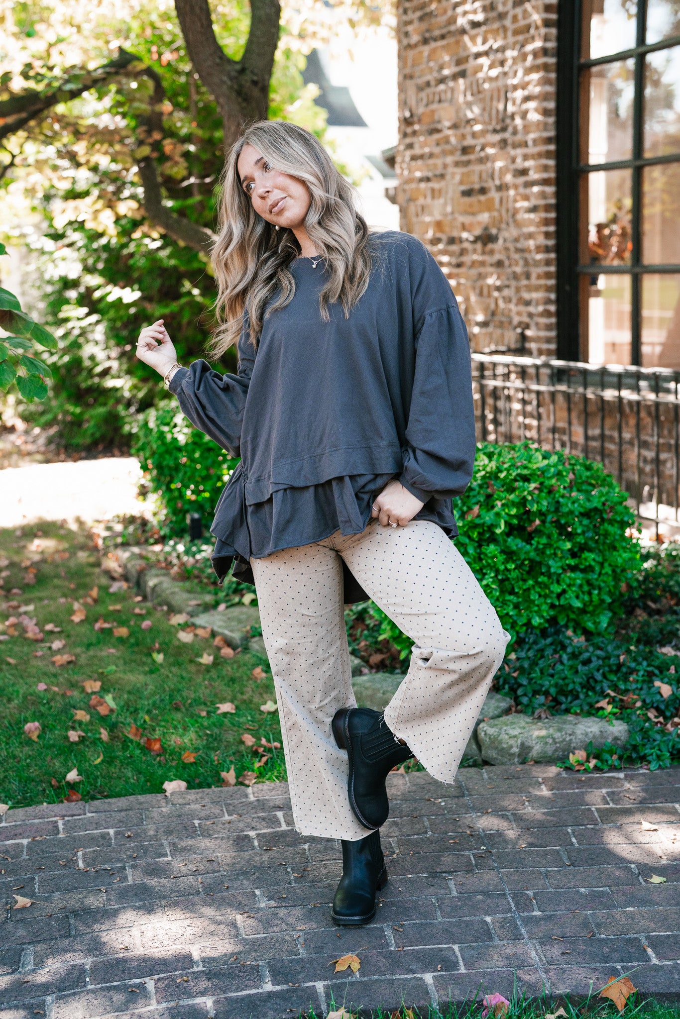 Weekend Layers Peplum Top