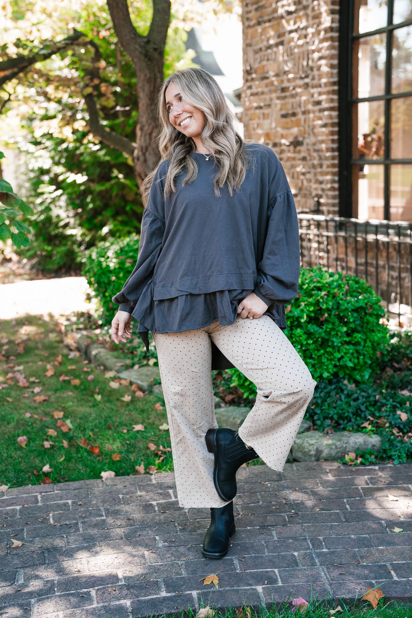 Weekend Layers Peplum Top