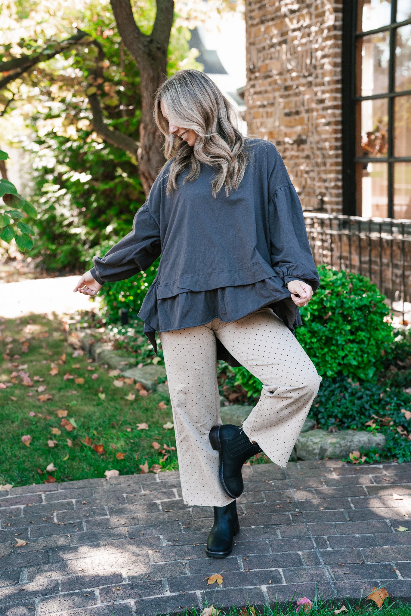 Weekend Layers Peplum Top