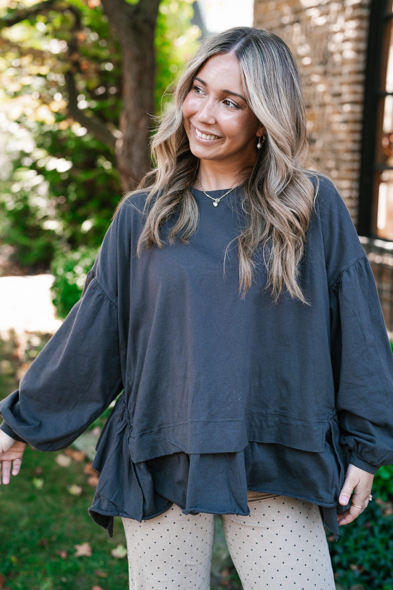Weekend Layers Peplum Top