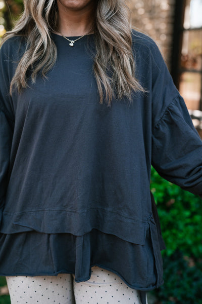 Weekend Layers Peplum Top