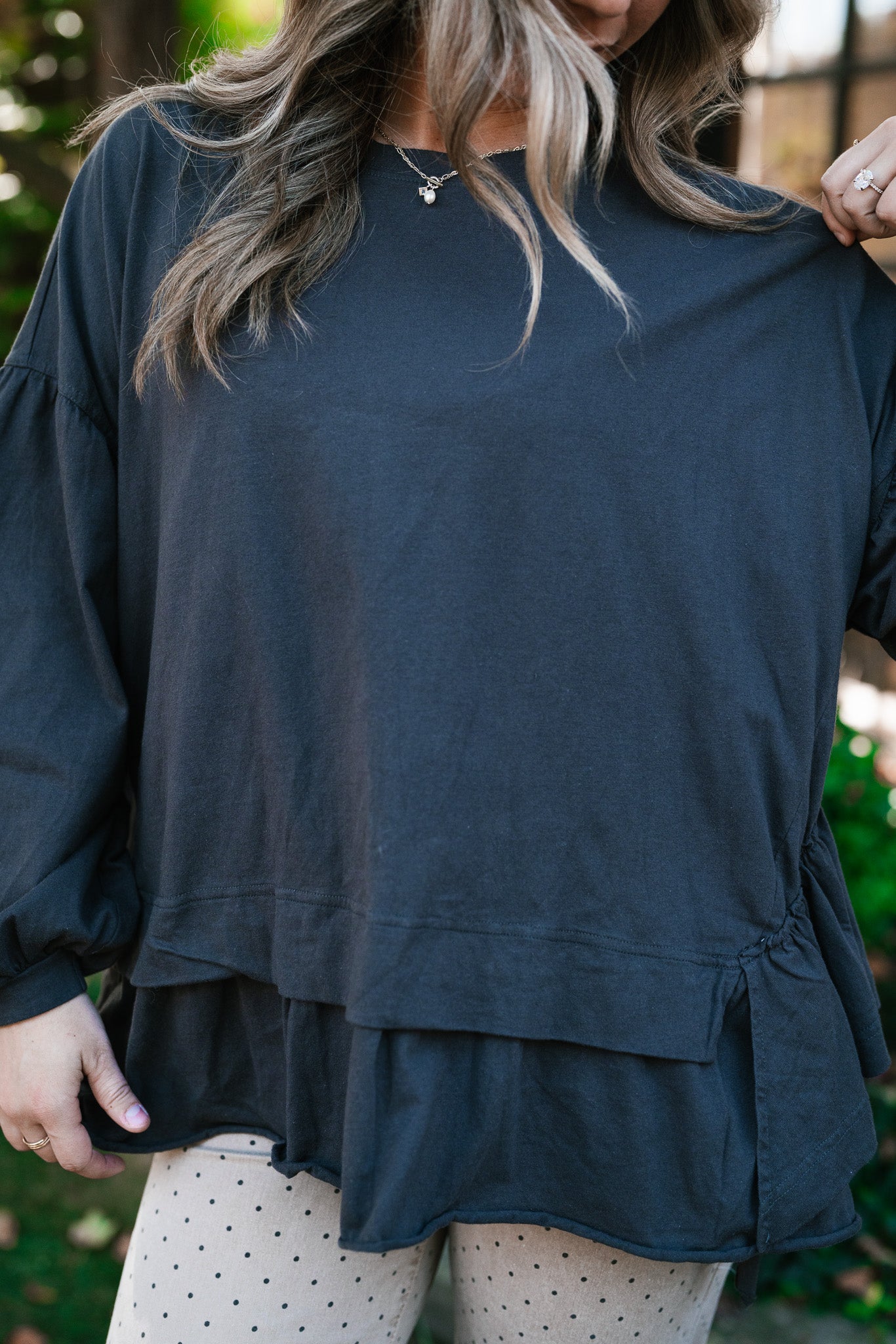 Weekend Layers Peplum Top