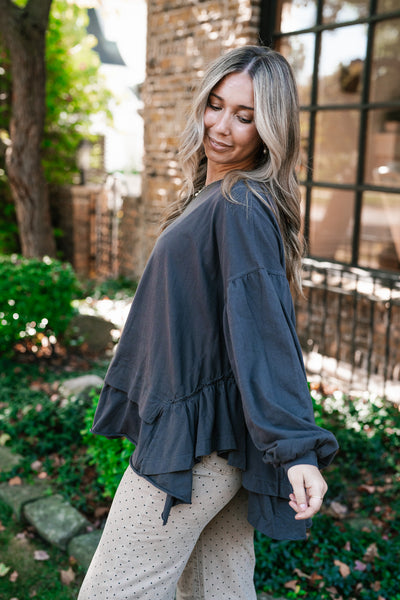 Weekend Layers Peplum Top