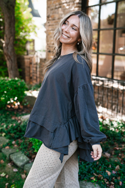 Weekend Layers Peplum Top