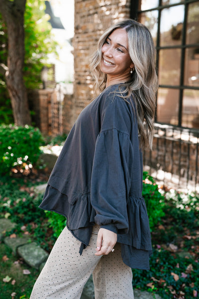 Weekend Layers Peplum Top