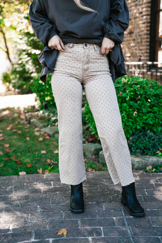 Minimal Point Wide Leg Pant