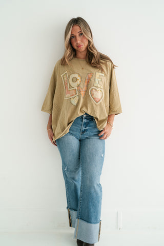 Only Love Oversized Top