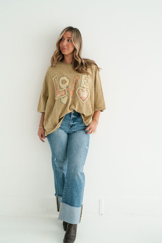 Only Love Oversized Top