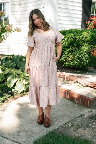 A Moment in Time Floral Dress