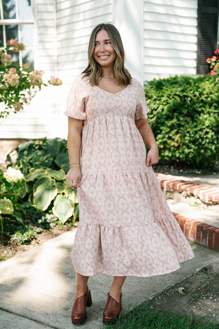 A Moment in Time Floral Dress
