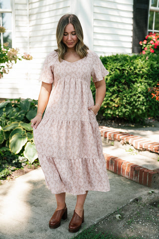 A Moment in Time Floral Dress