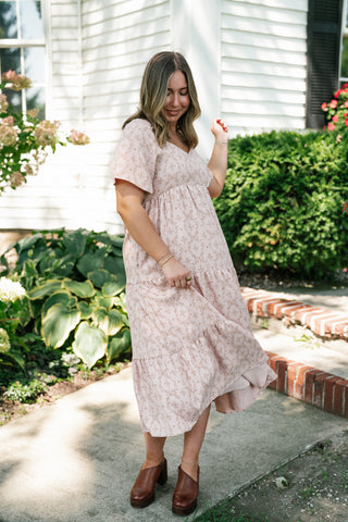 A Moment in Time Floral Dress