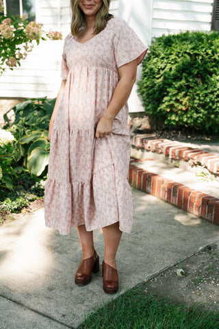 A Moment in Time Floral Dress
