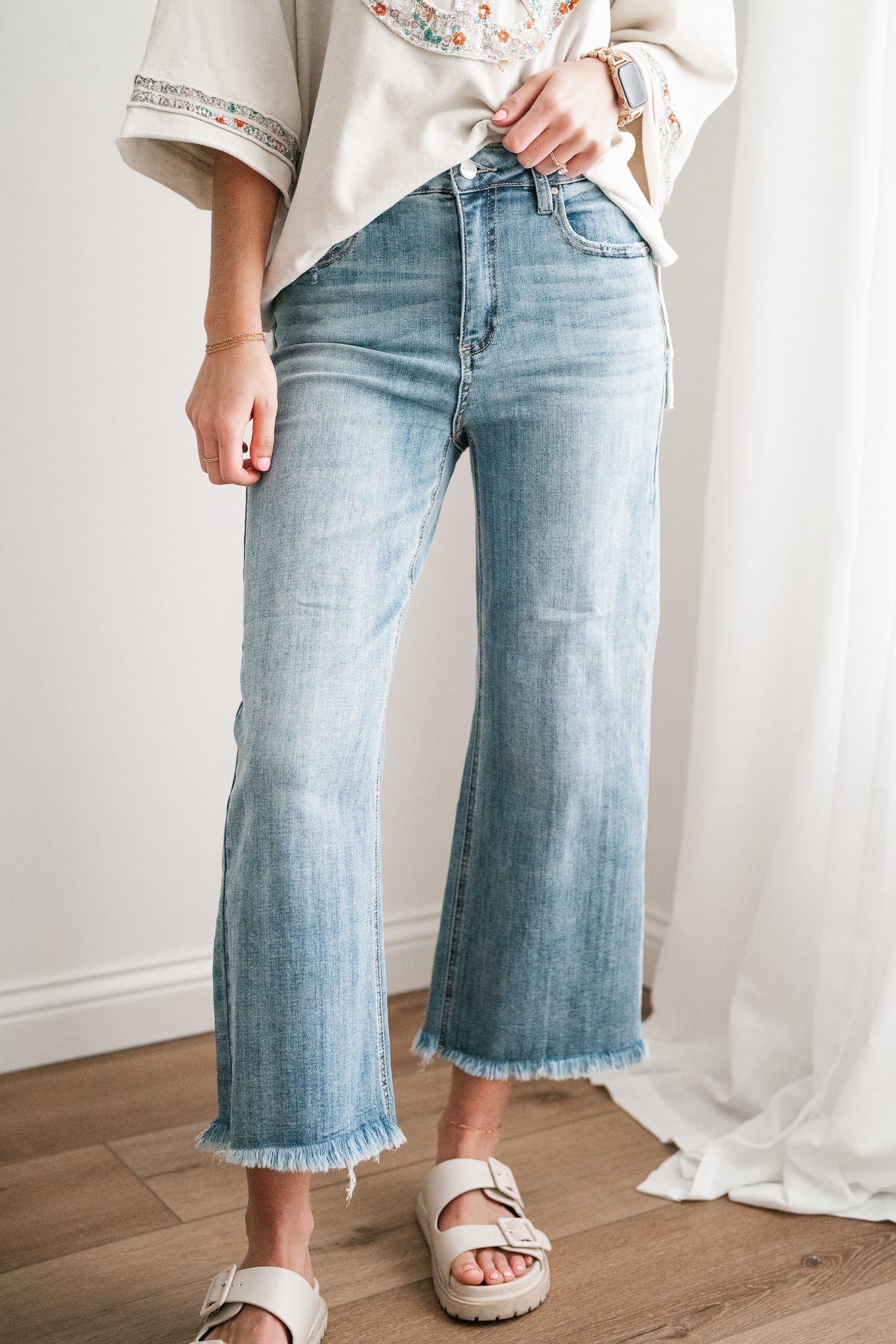 Risen Gracyn High Rise-Ankle Straight-Relaxed Fit Jean