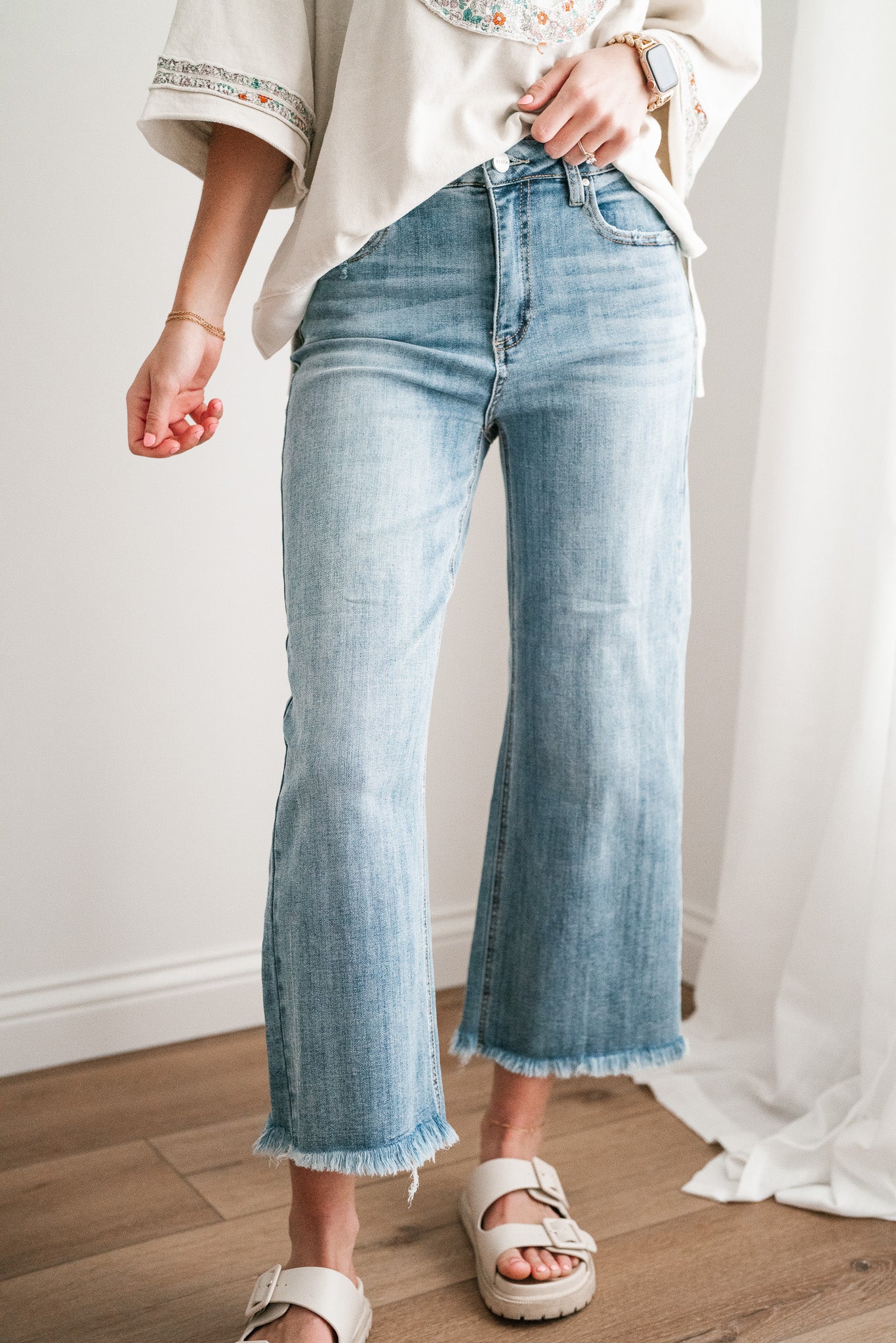 Risen Gracyn High Rise-Ankle Straight-Relaxed Fit Jean