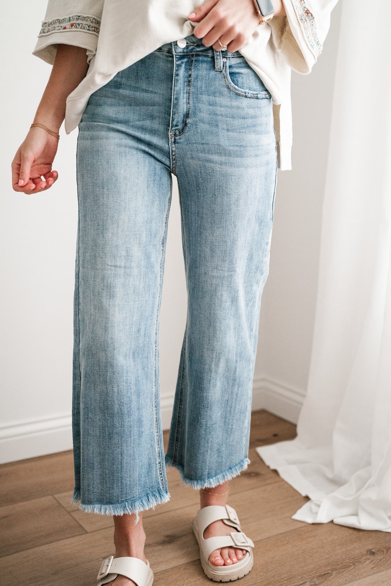 Risen Gracyn High Rise-Ankle Straight-Relaxed Fit Jean