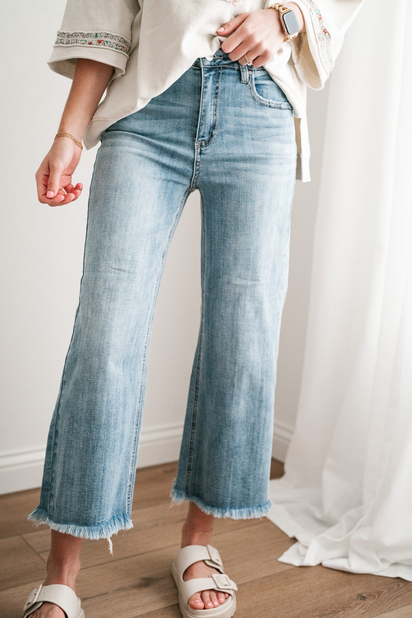 Risen Gracyn High Rise-Ankle Straight-Relaxed Fit Jean