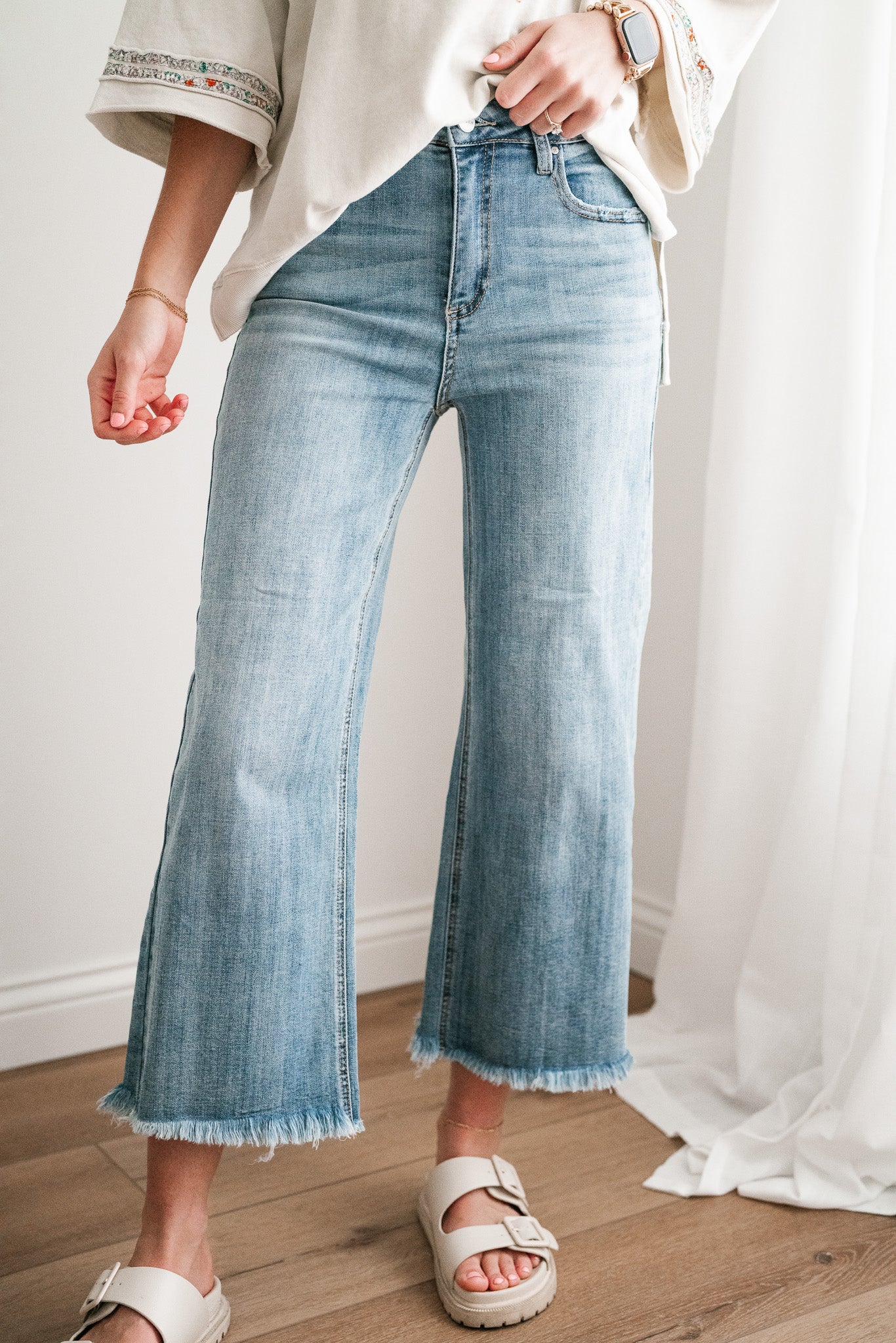 Risen Gracyn High Rise-Ankle Straight-Relaxed Fit Jean