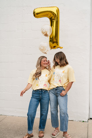 "How Lucky Are We" Oversized Tee