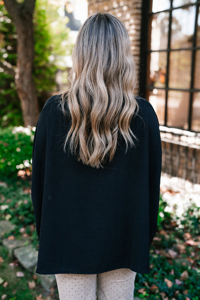 Midnight Ease Button Top